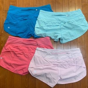 Lululemon short size 4 LOT!